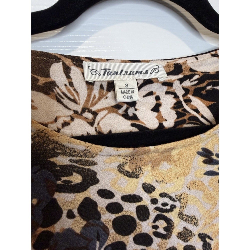 Tantrums Womens‎ Maximalist Top Size S Y2K Floral Fairy Grunge Goblincore Indie - Picture 4 of 9